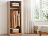 Artiss Wardrobe Clothes Closet Storage Organizer Shelf Pine FURNI-N-WR02-WD-AB