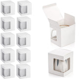 12 Pcs Mug Boxes for Gifts Coffee Mug Gift Box for Blanks Sublimation Mugs Packaging 11oz, 12oz, V1192-AZ-W-17795