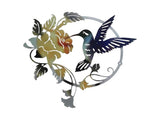 Metal Bird Wall Art Decor Hummingbird - Yellow V1263-JX-926