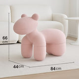 Lamb Stool Chair Pink V498-STOOLPINK