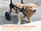 Rooster Farms Large Dog Wheelchair XL Harness - Adjustable Back Leg Aid V238-SUPDZ-41121780236368