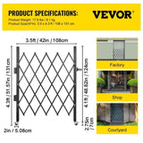 Single Folding Security Gate Folding Door Gate 37"W x 48"H Scissor Gate V952-SSFDMDM0.91X1.22MV0