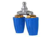 Pressure Washer Double Turbine Nozzle 1/4 Inch Stainless Steel 4000psi Double Rotating Turbo Nozzle V1294-YM0901-3111250011311