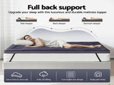 Giselle Bedding 5cm Pillowtop Topper Bamboo Polyester Blend Fibre Pad for Back Pain Relief Washable TOPPER-WA-CHAR-KS