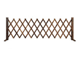 Gardeon Garden Fences Expandable Wooden Trellis Fence Plant Frame 200cm Brown GF-WD-200X70-CC