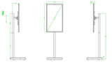 Movable Smart Screen TV 32 Inch V1005-9369999121044