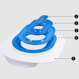 Cat Toilet Training Kit, Universal Reusable Cat Toilet Trainer, Cat Toilet Training System, Train V1192-AZ-W-12063