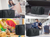75L Large Storage Bags 2 Pcs Clothes Storage Bags with Zips Heavy Duty Oxford Cloth Moving Bags V1259-DP01-A-2895