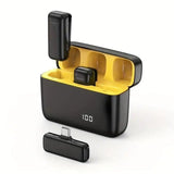 Wireless Lavalier Microphone Set 2.4G Wireless Instant Connection, DSP Smart Noise Reduction, V1232-WXLJMKF002