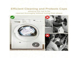Hat cleaning cage with mesh bag - baseball cap washing machine protective rack V1370-AZ4-25378