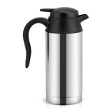 12V 750ml Stainless Steel Electric Car Kettle Heating Cup Coffee Mug Travel Water Bottle V1294-YM0722-JY02125