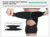 2X Knee Support Medical Power Lift Knee Weakly Brace Joint Support Spring Stabilizer Gym Sports V1192-AZ-W-22545