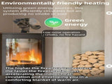 Mini Heat-Powered Fireplace Fan - Eco-Friendly and Self-Powered Silent Thermal Air Circulation Fan V888-ELOSUNG49255