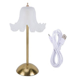 Bedside Table Lamp LED Rechargeable Touch Lamp Nordic Style Night Light for Bedroom Living Room V1294-YM0901-3119250078411