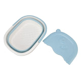Foot Soaking Tub Foldable Foot Bath Foot Tub Bucket for Children Foot Bath Plastic Wash Bathtub Blue V1294-YM3117220226212-0421