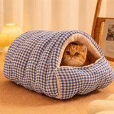 Cat House - Cat Basket - Plush and Warm - Removable and Washable - Closed Cat Bed for Winter V1188-ZXY-131-331