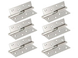 6 Set Flag Hinge Door Furnitures Silent Bearing Butt Hinge Household Hardware Accessories V1294-YM0901-3114200082011