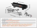 Train Horns Kit, 4 Trumpet Air Horn Kit, 150dB Train Horns for Pickup Trucks, 12V 160 psi Air V952-QLBYCQGTZ12VB362GV9