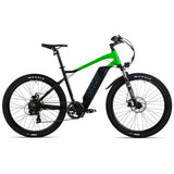 VALK MX7 Electric Bike, Medium frame Mountain ebike, Black and Lime Green V219-BIKEMBVAM75A
