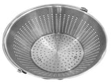 SOGA 2X 98L 18/10 Stainless Steel Perforated Stockpot Basket Pasta Strainer with Handle PASTAINSERT3906X2