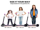 ALPHA Edge Electric Scooter Kids/Teens, 16km/h Max, Adjustable Height, UL Certified, AU Compliant, V219-TRNESCAL2PKA
