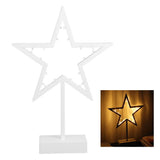 Star Shape LED Night Light Table Night Lamp Home Room Xmas Christmas Decor Kid Gift V1294-YM0901-3119200027611