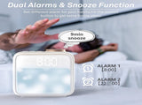 Wekker - Digital Alarm Clock - Alarm Clocks - Night Light - Wekker bedroom alarm clock with built-in V1188-MS-313-0384