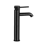 Cefito Bathroom Basin Mixer Tap Round Tall Faucet Vanity Laundry Black TAP-A-81H14-BK