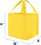 10 Pack Heavy Duty Reusable Grocery Bags with Reinforced Bottom, Large Capacity Shopping Totes for V1107-CS-STGWDHU