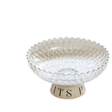Large Capacity Fruit Bowl with Fe High Footed Fruit Bask Tray for Living Room Coffee Table V1370-AZ4-09493
