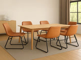 Levede 6x Dining Chairs Kitchen Table CH1111-2-BRX3