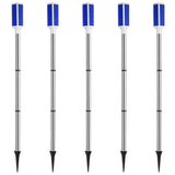 5PCS Solar Powered Driveway Markers, Solar Warming Landscape Blue Solar Outdoor Driveway V1369-AZ3-W-08537