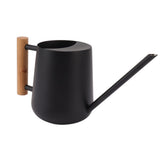 Watering Can 900ml Stainless Steel Long Spout Wooden Handle Elegant Flower Watering Pot for Garden V1294-YM0706-3111230174012