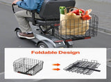 Scooter Rear Basket, Folding Metal Wire Basket, Heavy Duty & Spacious Cargo Basket, Works with V952-CKHXJSSZWNCKSKD1LV0