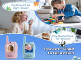 2-Pack Mini Wireless Video Intercom Set for Children - Educational and Interactive V888-ELOSUNG42362