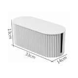 Cable Organizer Box Large Capacity Durable ABS Detachable Cover Insulated Cord Management Box for PC V1294-YM0716-3117220139514