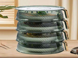 Transparent Green Insulated Food Stackable Multilayer Dustproof Thermal Vegetable Storage V1294-YM0703-3118230143413