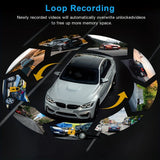 Dual Lens Car Camera Full HD 1080P with Night Vision Loop Recording and Wide Angle Lens V1188-MS-325-0452