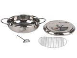 Stainless Steel Deep Frying Pan Japanese Tempura Fryer with Thermometer Control Non Stick Frying Pan V1294-YM0717-10048534