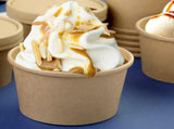 QZS 20 Pack Paper Soup Bowls,12oz Disposable Paper Soup Bowls with Lids for Ice Cream,Durable V1189-WXFWAL-20260319-00330