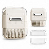 2 Pcs Double-Sided Portable Razor and Comb for Women, 5-in-1 Manual Hair Trimmer Comb for Trimming V1370-AZ4-25412