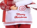 Santa Decoration Cute Image Santa Figurines Doll Toy Holiday Style Tabletop Santa Ornament for Party V1294-YM0901-3115240088513