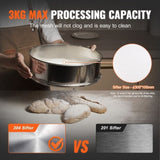 VEVOR Electric Vibrating Sieve Machine with 12+80 Mesh Automatic Sifter Shaker V952-ZDZSJTM12M800TOGWV3