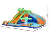 AirMyFun Kids Inflatable Pool Water Double Slide Park Jumping Castle 465X430CM IOT-B-83069-MC