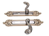 Door Handle Lock Set Aluminum Alloy European Style Universal Quiet Gate Lock for Bedroom Bathroom V1294-YM0901-3114250018211