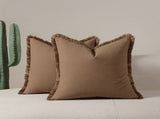 1 pc New Light Luxury modern Bohemian style pillowcase, fringed pillow cushion cover V1192-DRO-0002