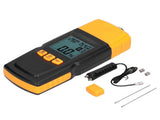 Wood Moisture Tester NeedleType 4Gear Multifunctional Temperature Measurement Wood Humidity Tester V1294-YM0901-3111210214611