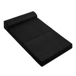 Giselle Bedding Foldable Mattress Folding Foam Bed Mat Double Black FOAM-MFM-CU02-DOU-MES-BK