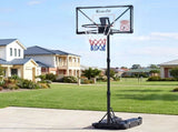 Everfit Portable Basketball Hoop System Adjustable Full Foldable Stand 2.07m BAS-HOOP-210FOLD-BK