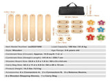 Kids Balance Beam Stepping Stones Gymnastics Children Balance Board 6 PCS V952-ETPHMMZGM6B6L7L2DV0